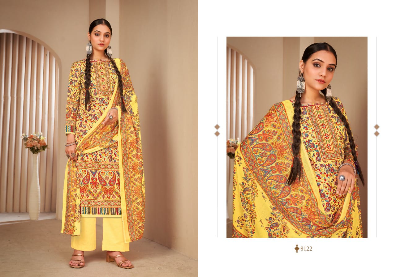 Kasturi By Lokesh 8113-8122 Cotton Dress Material Catalog